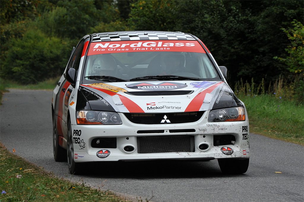 Tim Svanholt/Carina Møller er af de mandskaber, som starter deres titelforsvar ved ADAC Wikinger Rallye